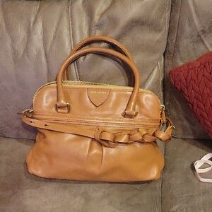 Marc Jacobs Tan Leather Shoulder Bag